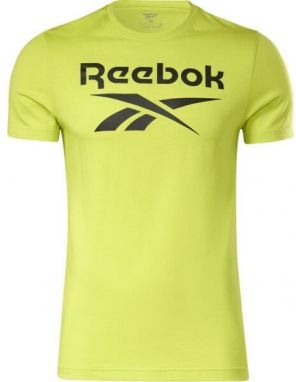 Reebok RI BIG LOGO TEE Pánske tričko, svetlo zelená, veľkosť