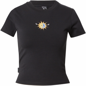 Iriedaily Tričko 'Ying Sun'  modrá / oranžová / čierna / biela
