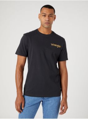 Black Mens T-Shirt Wrangler - Men