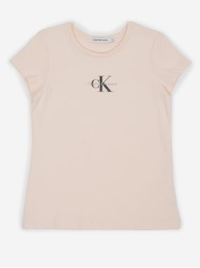 Light pink girly T-shirt Calvin Klein Jeans - Girls