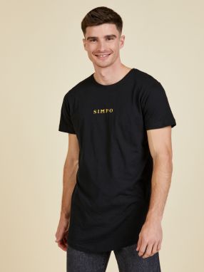Čierne pánske tričko Simpo Aspera