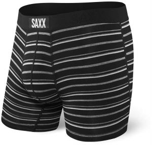 Saxx Vibe Boxer Brief Black Coast Stripe