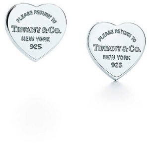 Tiffany & Co. Romantické strieborné náušnice kôstky 23900564 + originálne balenie