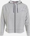 Svetlo šedá dámska krátka mikina Tommy Hilfiger galéria