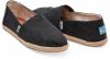 Toms Black Washed Canvas Alpargata galéria