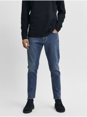 Modré pánske slim fit rifle Selected Homme Toby