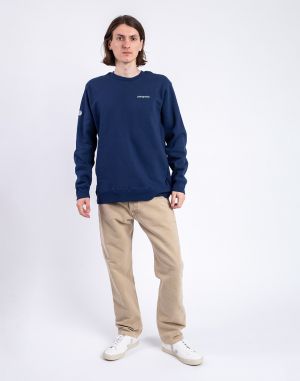 Patagonia Fitz Roy Icon Uprisal Crew Sweatshirt Lagom Blue