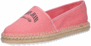 Tommy Jeans Espadrilky 'VARSITY'  pitaya / staroružová / čierna