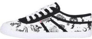 Módne tenisky Kawasaki  Tattoo Canvas Shoe K202420-ES 1002 White