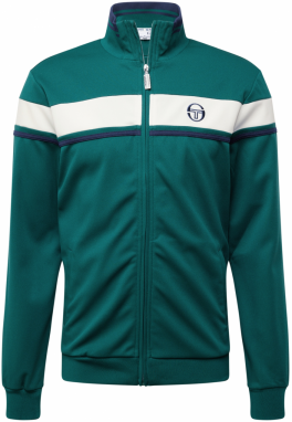 Sergio Tacchini Tepláková bunda 'DAMARINDO'  námornícka modrá / smaragdová / biela