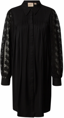 VILA ROUGE Košeľové šaty 'LIYA'  čierna