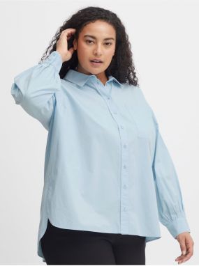 Light blue Ladies Shirt Fransa - Women