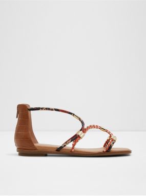 Oranžovo-hnedé dámske sandále ALDO Oceriwenflex