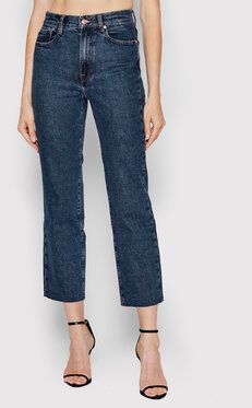 7 For All Mankind Džínsy Logan Stovepipe JSSLC100UC Tmavomodrá Relaxed Fit