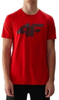 4F T-SHIRT BASIC Pánske tričko, vínová, veľkosť