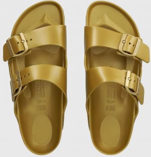 Šľapky Birkenstock Arizona EVA dámske, zlatá farba, 1022465