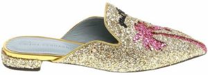 Šľapky Chiara Ferragni  CF1842 GLITTER ORO