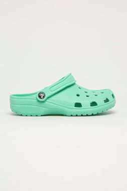 Šľapky Crocs Classic dámske, zelená farba, 10001