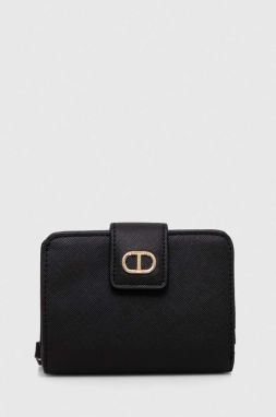 Peňaženka Twinset dámsky, čierna farba
