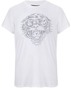 Tričká s krátkym rukávom Ed Hardy  Tiger-glow t-shirt white