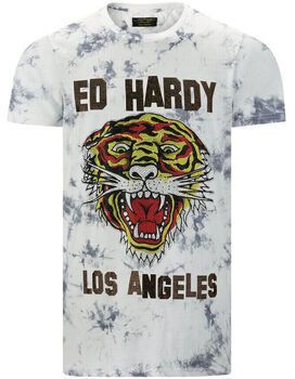 Tričká s krátkym rukávom Ed Hardy  Los tigre t-shirt white