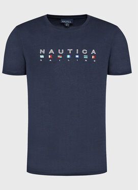 Nautica Tričko Noah N1G00403 Tmavomodrá Regular Fit