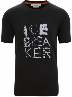 ICEBREAKER Funkčné tričko  svetlosivá / čierna