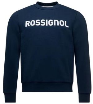 Rossignol LOGO SWEAT RN FL Pánska mikina, tmavo modrá, veľkosť