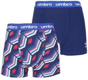 Umbro BOXER SHORT 2 PACK Pánske boxerky, modrá, veľkosť