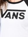 Vans tričko FLYING V white/black galéria