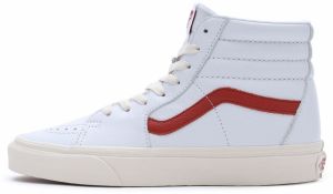 VANS Členkové tenisky 'SK8-HI'  červená / šedobiela