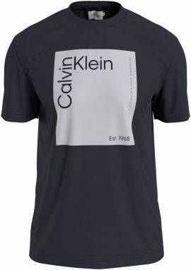 Calvin Klein Big & Tall Tričko  námornícka modrá / sivobéžová