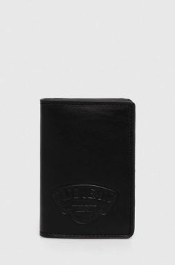 Kožená peňaženka Pepe Jeans pánsky, čierna farba