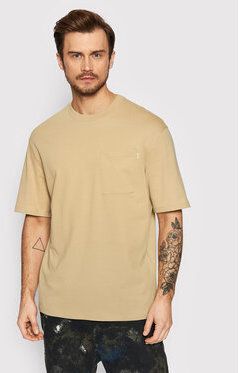 Jack&Jones PREMIUM Tričko Warren 12199243 Béžová Loose Fit