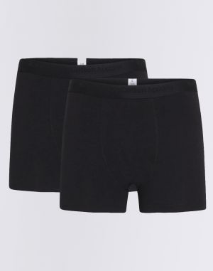 Knowledge Cotton 2-Pack Underwear 1300 Black Jet