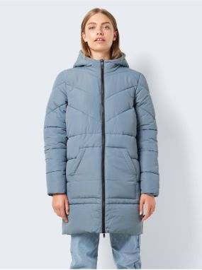 Grey-blue ladies quilted coat Noisy May Dalcon - Ladies