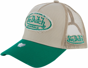 Von Dutch Originals Čiapka 'KALMAR'  tmelová / zelená