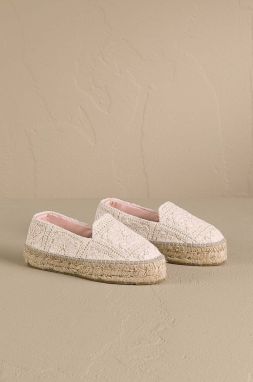 Espadrilky Manebi Double Sole Espadrilles béžová farba, na platforme, G 0.3 D0