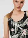 Vero Moda čierne top Easy s kvetinovým motívom galéria