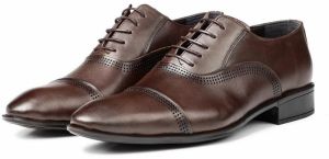 Ducavelli Serious Genuine Leather Men's Classic Shoes, Oxford Classic Shoes
