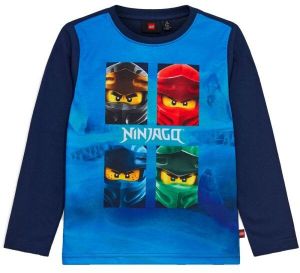 LEGO® kidswear LWTANO 108 Chlapčenské  tričko s dlhým rukávom, modrá, veľkosť