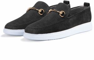 Ducavelli Ritzy Men's Genuine Leather Suede Casual Shoes, Loafers, Lightweight Shoes Black.