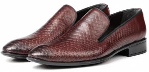 Ducavelli Alligator Genuine Leather Men's Classic Shoes, Loafers Classic Shoes, Loafers.