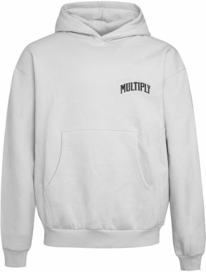 Multiply Apparel Mikina  sivá / čierna