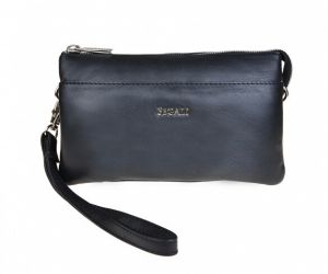 SEGALI Dámska kožená crossbody kabelka 8002 Black