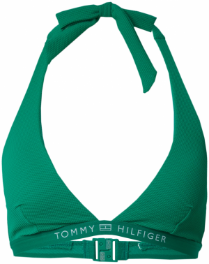 Tommy Hilfiger Underwear Bikinový top  zelená / biela