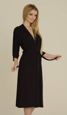 Women's bathrobe De Lafense 940, 942 Visa M-2XL black 099