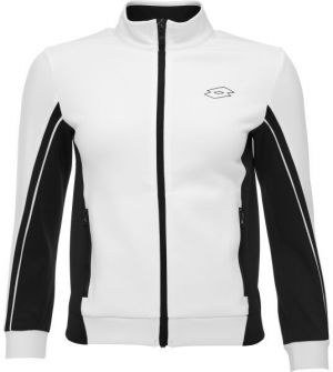 Lotto SQUADRA III FULL-ZIP TOP Dievčenská športová mikina, biela, veľkosť