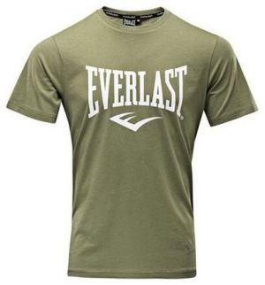 Everlast RUSSEL Pánske tričko, khaki, veľkosť