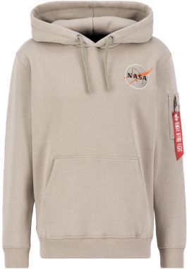 ALPHA INDUSTRIES Mikina 'NASA Orbit'  oranžová / čierna / biela